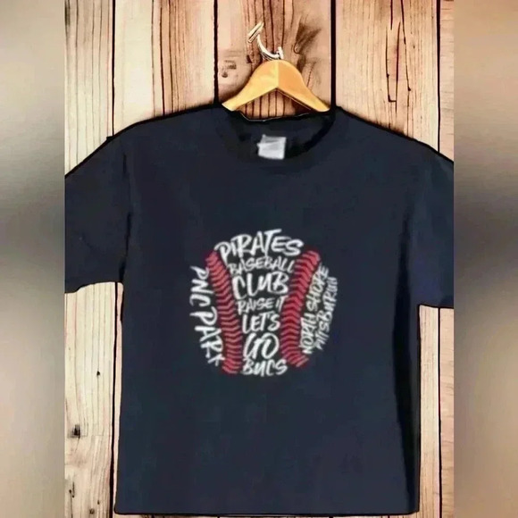 Pittsburgh Pirate Fruit of the Loom Sheetz Size Small Red, White, and Blue - Picture 1 of 2